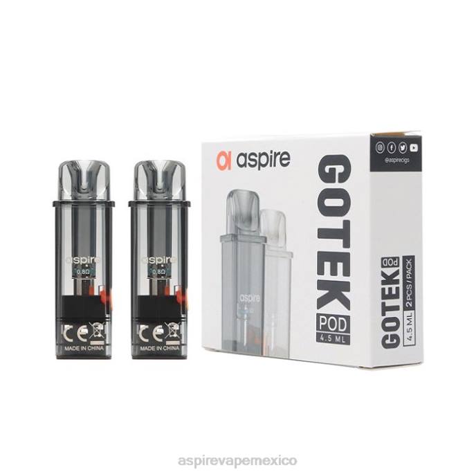 24P4R232 Aspire gotek pod (edición recargada 4,5 ml) compatible con gotek x y gotek s - Aspire ecig