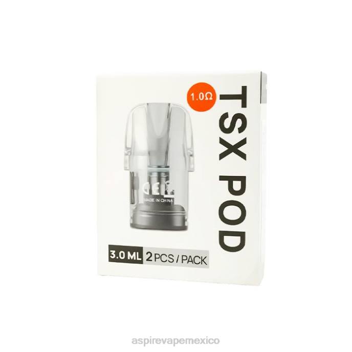 24P4R234 Aspire Tsx Pod 1,0 ohmios (3,0 ml)/2 unidades por paquete (compatible con cyber s y cyber x) - Aspire vape shop